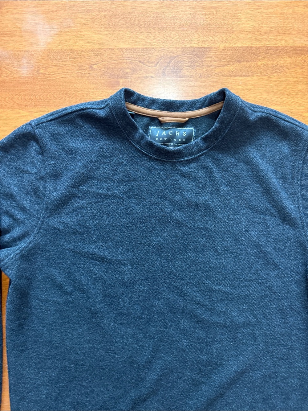 Jachs Men’s Heathered Navy Crewneck Sweatshirt